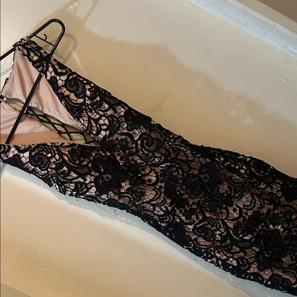 Black Lace Overlay Chemise